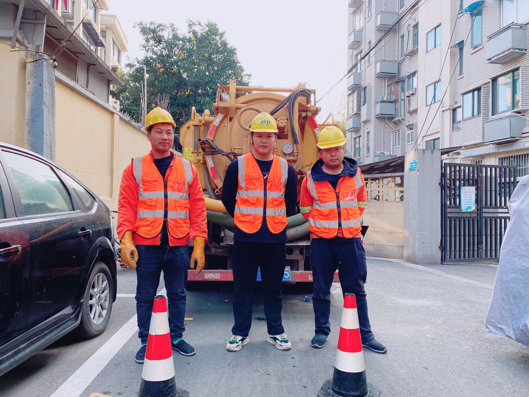 雨花台区南京某小区管道清淤检测施工
